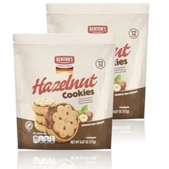 Benton’s European Hazelnut Cookies 6.07oz 172g (2 Bags)