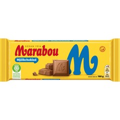 5 x Marabou Mjölkchoklad 160g – Classic Swedish Milk Chocolate Bars
