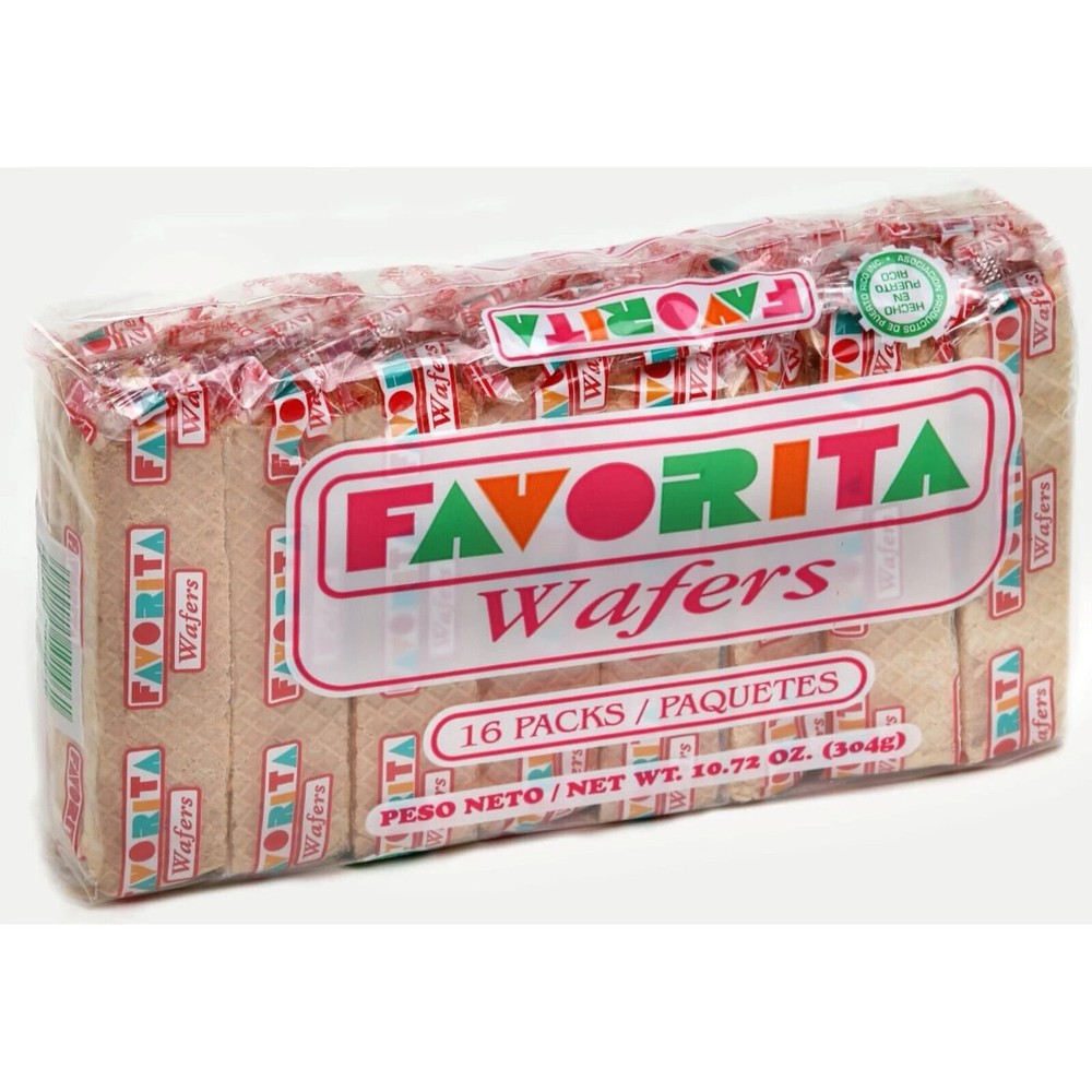 Favorita Wafers Galletas Favorita from Puerto Rico (16 Pk) 1 box
