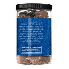 Members Mark Milk Chocolate Sea Salt Caramels 36 Oz Gourmet Candy Bulk Treats