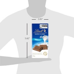 (5 PACK)L indt Swiss Classic Milk Chocolate Bar, 100g EACH