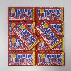 10 Tony’s Chocolonely Milk Chocolate Bars , 6.35 oz Each , Best By 3/26/27