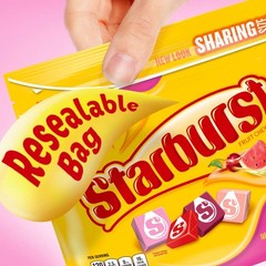 STARBURST FaveREDS Fruit Chews Candy, Chewy 15.6 Ounce (Pack of 1), Red,Pink