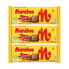 3 x Marabou Daim 160g – Milk Chocolate with Crunchy Toffee Pieces