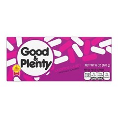 GOOD & PLENTY Licorice Fat Free Candy Boxes Vegetarian 6 oz 12 Count