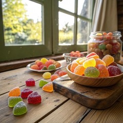 SOUR PATCH KIDS and SWEDISH FISH Mini Soft & Chewy Candy Variety Pack, Large