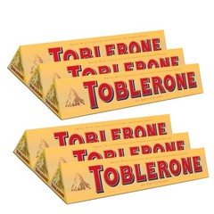 TOBLERONE SWISS MILK CHOCOLATE WITH HONEY AND 210mm x 70mm, golden brown