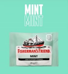 Fisherman’s Friend Herbal Mint Lozenges Cooling Throat Candy Sugar Free 12 x 25g