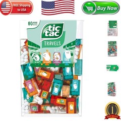 Ultimate Variety Pack: 60 Mini Boxes of Mint, Peach & Passion Fruit Snacks