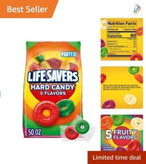 50 oz Kosher Hard Candy – Bright Mixed Fruit Flavors for Summer Gatherings
