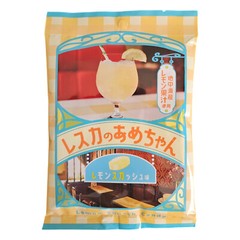 Senjaku Lemon Squash Hard Candy 1.6oz ( 3 Pack, 4.8oz) | Product of Japan |