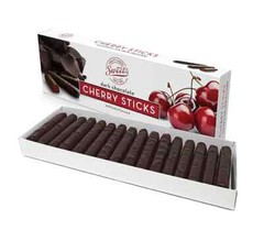 Sweet Candy Dark Chocolate Covered Cherry Flavored Sticks – 10.5 oz