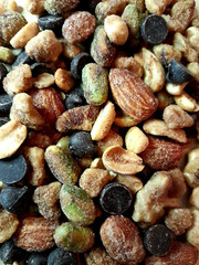 1/2 LB KETO Praline Trail Mix Nuts & Dark Chocolate Sugar Free Diabetic Friendly