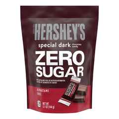 Hershey’s Special Dark Zero Sugar Chocolate Candy 5.1 oz Bag Sugar Free Chocolat