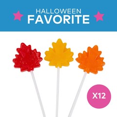 Fun Express Leaf-Shaped Lollipops – 12 Pc