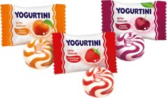 Ukrainian Sweets ROSHEN Lollipop Caramel Candy “Yogurtini” with Yogurt 200g 7oz