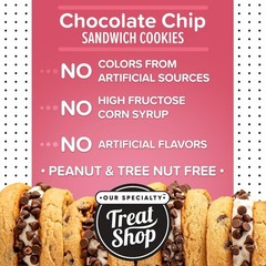 Kosher Chocolate Chip Cookies with Vanilla Icing, 6 Count for Every Celebration