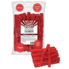 Sweet Roots by Happy Bites Hot Cinnamon Licorice 1 Pound (Pack of 1), Red