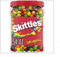 Skittles Original Fruit Candy 54 oz Tub Bulk Vending Candies OVER 3 LBS -BUY NOW
