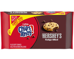Chips Ahoy Chewy Cookies Hershey’s Fudge Filled 14.85 oz Family Size,Free Ship..
