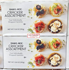 Trader Joe’s Cracker Assortment for Individually Wrapped Varieties (2 Boxes)