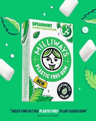 Spearmint | Plastic Free Gum | Xylitol, Aspartame-Free, Sugar-Free, Plant-Bas…