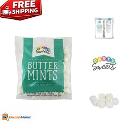 100 Count Soft White Buttermints, 14 Ounce Bag – Sweet, Gluten-Free Candy Treats