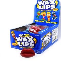 Cherry Wax Lips 24-Count Box 12 oz Wack-O-Wax