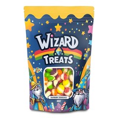Wizard Treats Premium Freeze Dried Candy – Rainbow Crunchies – Viral Tik Tok