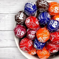 Assorted Fruit Flavors Tootsie Roll Pops, 5lb Bag