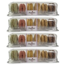Imported Belgian Quality Macarons, 6 Per Carton, 4 Pack (24 Total)