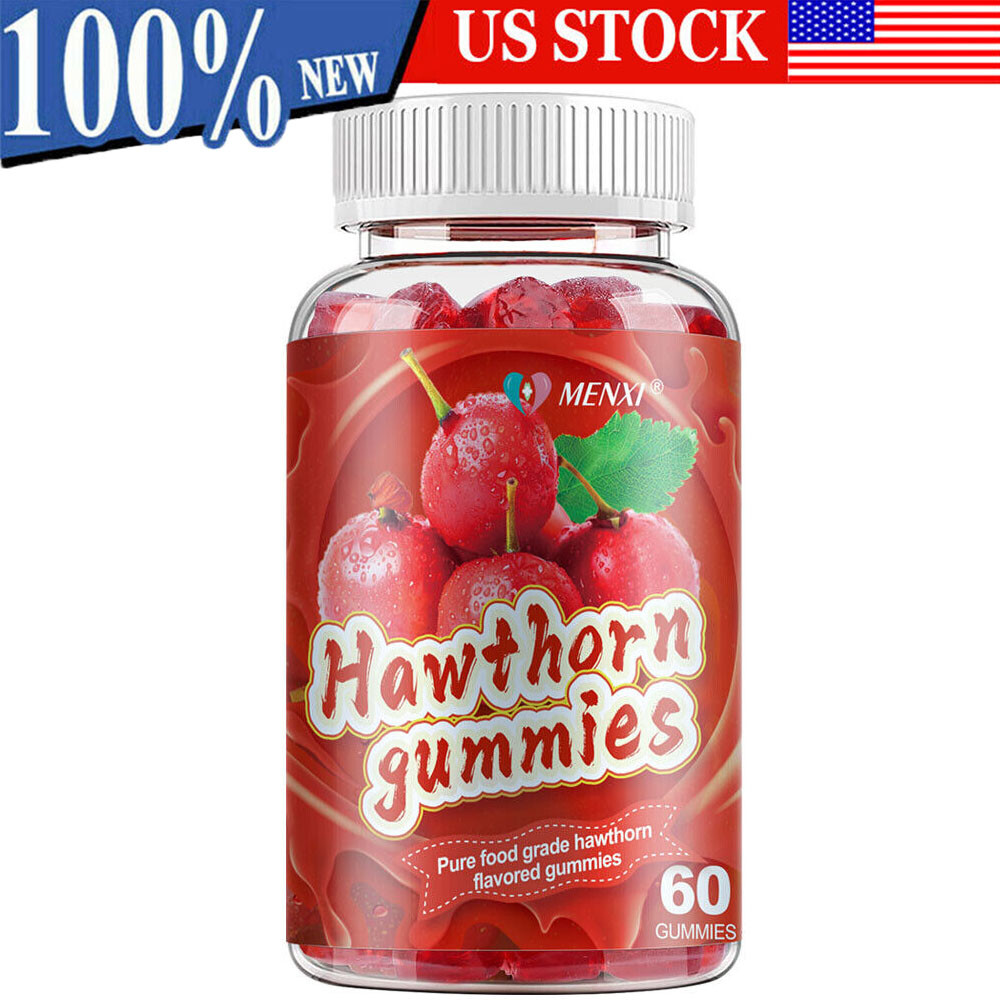 Hawthorn Extract Gummies – Cholesterol Balance & Circulation Enhancer 60pcs