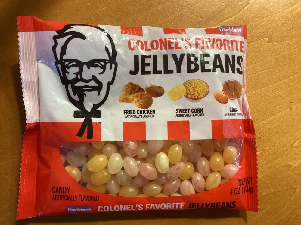 NEW LIMITED KFC COLONEL’S FAVORITE JELLY BEANS CANDY 4OZ BAG – VIRAL HTF