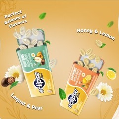 [2 Pax ] Eclipse Plus Honey Lemon + Loquat Pear Tins 30g Soothing Herbal Mints