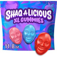 SHAQ-A-LICIOUS XL GUMMIES Original Flavor Chewy, Candy 11.8 Ounce (Pack of 1)