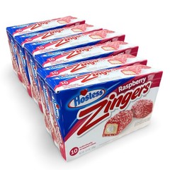Hostess Raspberry Zinger Multi-Pack 10 Pack Box, 13.4 Ounce, 6 Per Case (60 Tota