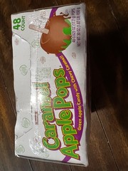 Tootsie Caramel Apple Pops, Sealed Box Of 48 NEW Free Shipping
