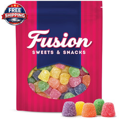 Gum Drops Candy 2 Pound Bag – Strawberry, Orange, Grape, Lime & Pineapple | Asso