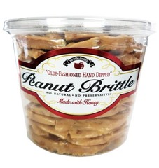 2 PACK Brittle-Brittle Peanut Brittle 38 Oz. EACH JAR – FREE SHIPPING