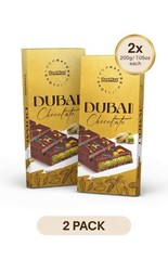 2 X BeeMax Dubai Style Chocolate Bar with Pistachio & Kadayif Cream–(2 x 7.05oz)