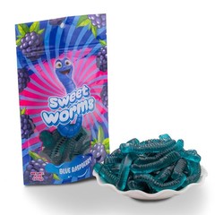 FirstChoiceCandy Gummy Worms, Sweet and Sour, Multi Flavors, 4 oz ( Pack Of 6 )