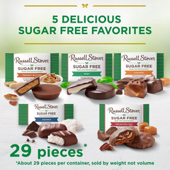 RUSSELL STOVER Sugar Free Chocolate Candy 15.7 oz (Pack of 2) – Free Shipping