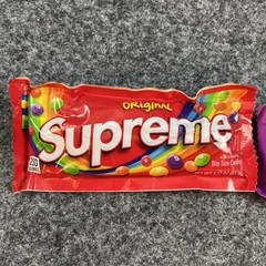 Two Packs of Supreme Skittles Original and Wild Berry Limited Edition FW21 New
