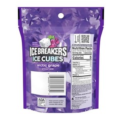 Ice Cubes Arctic Grape Chewing Gum, 8.11 oz Sugar Free Freshness in Every Piece