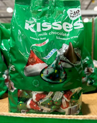 Hershey’s Holiday Milk Chocolate Kisses 330 Count Santa Hats Kissmas Trees Jumbo