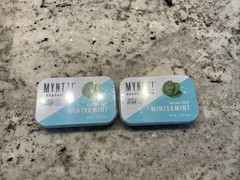 Myntz! Breathmints Sugar Free Wintermint Mints Non GMO Exp 9/28 Lot of 2