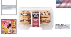 Kosher Chocolate Chip Cookies with Vanilla Icing, 6 Count for Every Celebration
