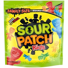 SOUR PATCH KIDS Soft & Chewy Gummy Candy, Family Size, Bulk Candy, 1.8 lb