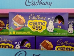 Cadbury Creme Egg Chocolate Fondant Center Easter Candy – 4.8 oz – 4 Egg Pack