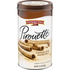 Pepperidge Farm Pirouette Chocolate Hazelnut Créme Wafers 13.5 oz Tin